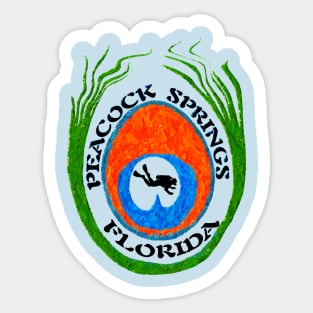 Dive Florida Peacock Springs Scuba Diving Cave Dive Gifts Sticker